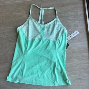 RBX Mint Green Striped Women's Top